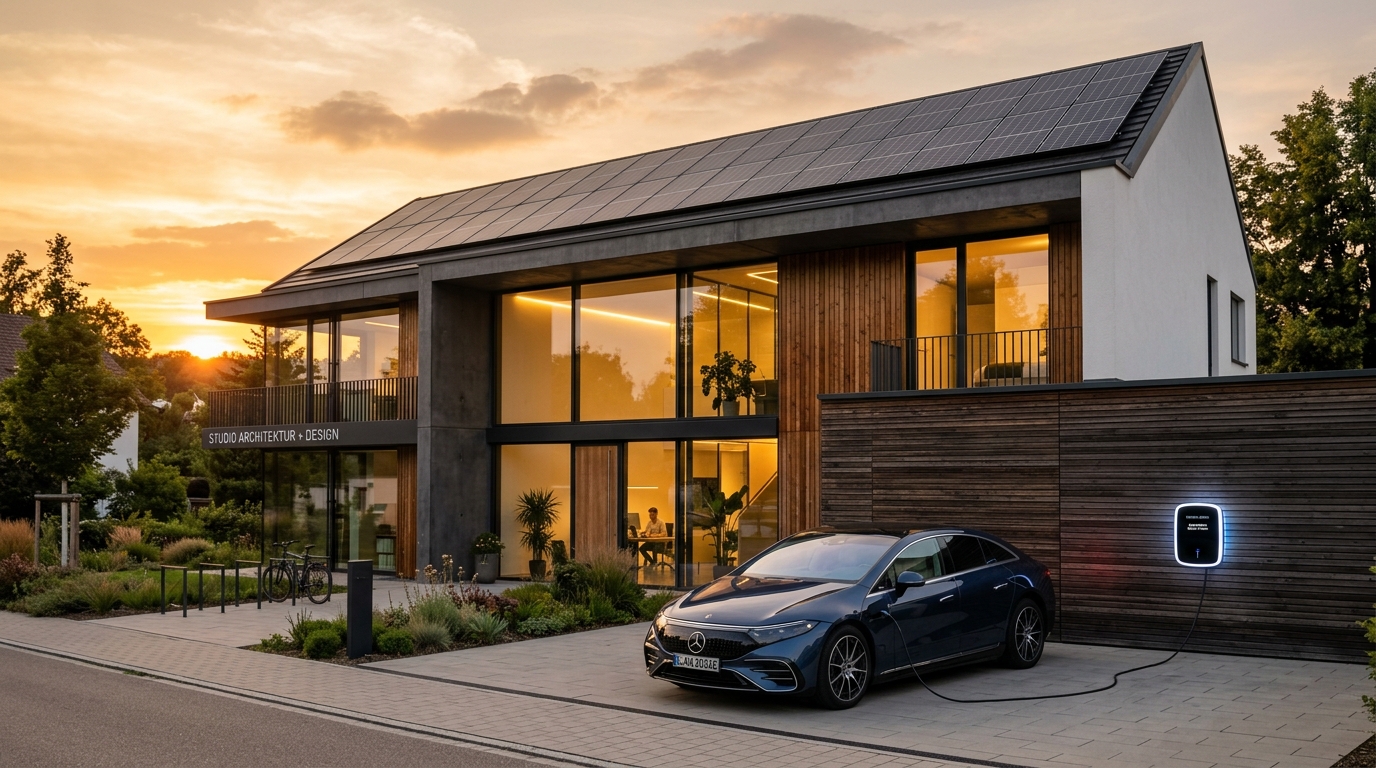 Alpha Energie – Modernes Eigenheim und Gewerbe mit Photovoltaik, Speicher und grüner Energie